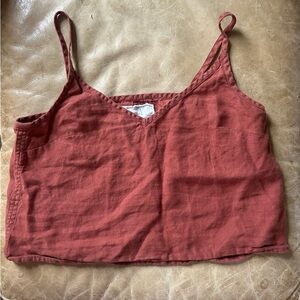 Not Perfect Linen Tank